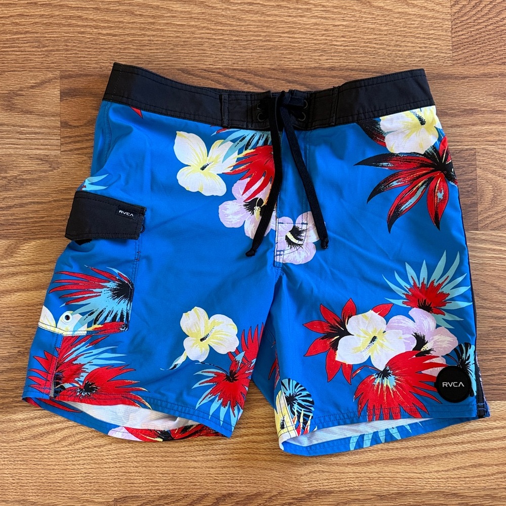 RVCA Tropical Blue Board Shorts